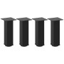 Patas para mesa de centro 4 uds acero negro 42-44 cm de , Patas para mesas - Ref: Foro24-4012464, Precio: 59,21 €, Descuento: %