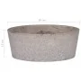 Gray marble sink Ø40x15 cm by vidaXL, Sinks - Ref: Foro24-149179, Price: 133,80 €, Discount: %