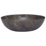 Lavabo gris mármol Ø40x12 cm de vidaXL, Lavabos - Ref: Foro24-149157, Precio: 131,03 €, Descuento: %