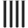Patas para mesa de centro 4 uds acero negro 90-92 cm de , Patas para mesas - Ref: Foro24-4012472, Precio: 118,82 €, Descuento: %