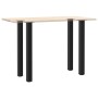 Patas para mesa de centro 4 uds acero negro 90-92 cm de , Patas para mesas - Ref: Foro24-4012472, Precio: 118,82 €, Descuento: %