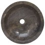 Lavabo gris mármol Ø40x12 cm de vidaXL, Lavabos - Ref: Foro24-149157, Precio: 131,03 €, Descuento: %
