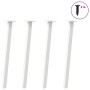 Patas para mesa de centro 4 uds acero blanco 72 cm de , Patas para mesas - Ref: Foro24-4012493, Precio: 58,62 €, Descuento: %