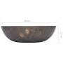 Gray marble sink Ø40x12 cm by vidaXL, Sinks - Ref: Foro24-149157, Price: 126,17 €, Discount: %