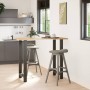 Patas de mesa de centro acero antracita 2 uds 60x(110-111) cm de , Patas para mesas - Ref: Foro24-4013358, Precio: 123,98 €, ...