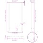 Patas de mesa de centro acero antracita 2 uds 60x(110-111) cm de , Patas para mesas - Ref: Foro24-4013358, Precio: 123,98 €, ...