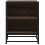 Mesita de noche madera ingeniería roble marrón 40x31x50cm metal de , Mesitas de noche - Ref: Foro24-848707, Precio: 36,70 €, ...