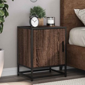 Mesitas noche 2 uds madera ingeniería marrón roble 40x31x50 cm de , Mesitas de noche - Ref: Foro24-848718, Precio: 66,51 €, D...