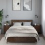 Mesitas noche 2 uds madera ingeniería marrón roble 40x31x50 cm de , Mesitas de noche - Ref: Foro24-848718, Precio: 66,51 €, D...