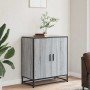 Aparador madera ingeniería y metal gris Sonoma 68x35x76 cm de , Aparadores - Ref: Foro24-848967, Precio: 79,59 €, Descuento: %