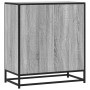 Aparador madera ingeniería y metal gris Sonoma 68x35x76 cm de , Aparadores - Ref: Foro24-848967, Precio: 79,59 €, Descuento: %