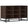 Banco zapatero madera de ingeniería marrón roble 84x40x53,5 cm de , Bancos para recibidores y almacenamiento - Ref: Foro24-84...