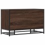 Banco zapatero madera de ingeniería marrón roble 84x40x53,5 cm de , Bancos para recibidores y almacenamiento - Ref: Foro24-84...