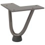 Patas mesa tipo horquilla 4uds acero macizo acero natural 10cm de , Patas para mesas - Ref: Foro24-4012411, Precio: 27,10 €, ...