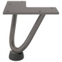 Patas mesa tipo horquilla 4uds acero macizo acero natural 10cm de , Patas para mesas - Ref: Foro24-4012411, Precio: 27,10 €, ...