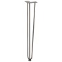 Patas mesa tipo horquilla 4 uds acero macizo acero natural 72cm de , Patas para mesas - Ref: Foro24-4012447, Precio: 67,06 €,...