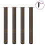 Patas para mesa de centro 4 uds acero acero natural 100-102 cm de , Patas para mesas - Ref: Foro24-4012479, Precio: 106,44 €,...