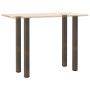 Patas para mesa de centro 4 uds acero acero natural 100-102 cm de , Patas para mesas - Ref: Foro24-4012479, Precio: 106,44 €,...