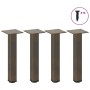 Patas para mesa de centro 4 uds acero acero natural 30-32 cm de , Patas para mesas - Ref: Foro24-4012451, Precio: 36,78 €, De...