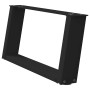 Patas de mesa de centro forma U 2uds acero negro 60x(30-31) cm de , Patas para mesas - Ref: Foro24-4012748, Precio: 69,35 €, ...