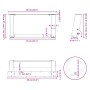 Patas de mesa de centro forma U 2uds acero negro 60x(30-31) cm de , Patas para mesas - Ref: Foro24-4012748, Precio: 69,35 €, ...