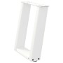 Patas de mesa de centro forma U 2uds acero blanco 28x(42-43) cm de , Patas para mesas - Ref: Foro24-4012757, Precio: 59,88 €,...