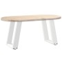 Patas de mesa de centro forma U 2uds acero blanco 28x(42-43) cm de , Patas para mesas - Ref: Foro24-4012757, Precio: 59,88 €,...