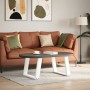 Patas de mesa de centro forma U 2uds acero blanco 60x(42-43) cm de , Patas para mesas - Ref: Foro24-4012769, Precio: 73,75 €,...