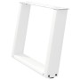 Patas de mesa de centro forma U 2uds acero blanco 60x(42-43) cm de , Patas para mesas - Ref: Foro24-4012769, Precio: 73,75 €,...