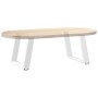 Patas de mesa de centro forma U 2uds acero blanco 60x(42-43) cm de , Patas para mesas - Ref: Foro24-4012769, Precio: 73,75 €,...