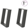 Patas para mesa de centro en forma de U 2 uds antracita acero de , Patas para mesas - Ref: Foro24-4012762, Precio: 62,82 €, D...