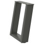 Patas para mesa de centro en forma de U 2 uds antracita acero de , Patas para mesas - Ref: Foro24-4012762, Precio: 62,82 €, D...