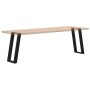 Patas de mesa consola en forma U 2 uds acero negro 28x(72-73)cm de , Patas para mesas - Ref: Foro24-4012776, Precio: 75,90 €,...
