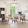 Patas para mesa de comedor en forma de U 2 uds acero blanco de , Patas para mesas - Ref: Foro24-4012797, Precio: 99,26 €, Des...