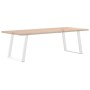 Patas para mesa de comedor en forma de U 2 uds acero blanco de , Patas para mesas - Ref: Foro24-4012797, Precio: 99,26 €, Des...