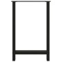 Patas de mesa de centro acero negro 2 uds 60x(90-91) cm de , Patas para mesas - Ref: Foro24-4013332, Precio: 106,79 €, Descue...