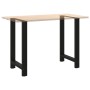 Patas de mesa de centro acero negro 2 uds 60x(90-91) cm de , Patas para mesas - Ref: Foro24-4013332, Precio: 106,79 €, Descue...