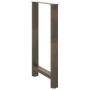 Patas para mesa de centro de acero natural 2 uds 60x(100-101)cm de , Patas para mesas - Ref: Foro24-4013347, Precio: 100,24 €...