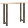 Patas para mesa de centro de acero natural 2 uds 40x(110-111)cm de , Patas para mesas - Ref: Foro24-4013351, Precio: 111,66 €...