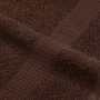 Toallas de ducha 2 uds 100% algodón marrón 70x140 cm 360 gsm de , Toallas - Ref: Foro24-136761, Precio: 24,44 €, Descuento: %