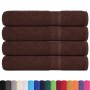 Toallas de sauna 4 uds 100% algodón marrón 80x200 cm 360 gsm de , Toallas - Ref: Foro24-136768, Precio: 49,14 €, Descuento: %