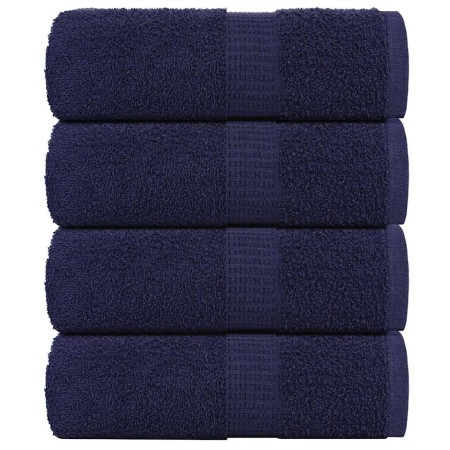 Toallas de jabón 4uds azul marino 30x30 cm 360 gsm 100% algodón de , Toallas - Ref: Foro24-136777, Precio: 12,84 €, Descuento: %