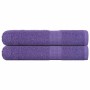 Toallas 2 uds 100% algodón morado 100x200 cm 600 gsm de , Toallas - Ref: Foro24-136890, Precio: 40,35 €, Descuento: %