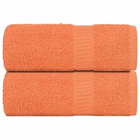 Toallas de visita 2 piezas naranja 30x50cm 360 gsm 100% algodón de , Toallas - Ref: Foro24-136899, Precio: 14,71 €, Descuento: %