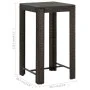 Muebles de bar de jardín 5 pzas ratán PE reposabrazos marrón de vidaXL, Conjuntos de jardín - Ref: Foro24-3064807, Precio: 34...