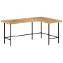 Escritorio madera maciza mango y hierro 165x110x77 cm de , Escritorios - Ref: Foro24-353333, Precio: 296,00 €, Descuento: %