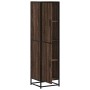 Aparador alto madera ingeniería marrón roble 35,5x35x139cm de , Aparadores - Ref: Foro24-849058, Precio: 95,51 €, Descuento: %