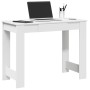 Escritorio de madera contrachapada blanco 100x45x75 cm de , Escritorios - Ref: Foro24-860427, Precio: 62,92 €, Descuento: %