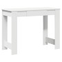 Escritorio de madera contrachapada blanco 100x45x75 cm de , Escritorios - Ref: Foro24-860427, Precio: 62,92 €, Descuento: %