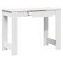 Escritorio de madera contrachapada blanco 100x45x75 cm de , Escritorios - Ref: Foro24-860427, Precio: 62,92 €, Descuento: %